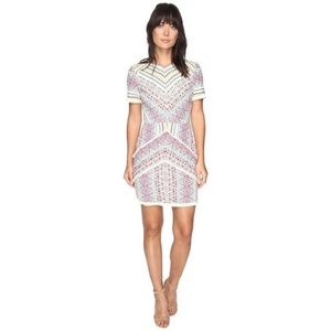 NWOT Adelyn are tribal print cut out back dress